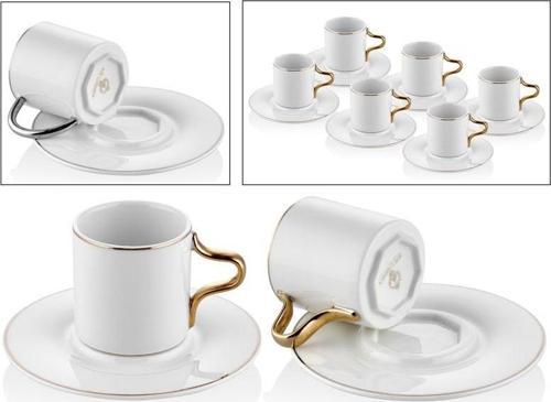 Valencia Gold 6lı Yaldızlı Kahve Fincanı Takımı