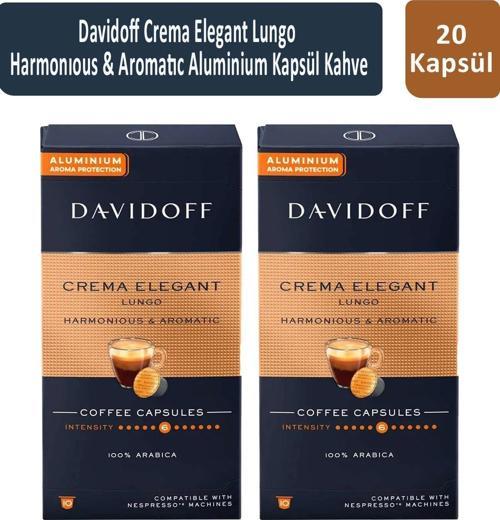 Davidoff Crema Elegant Lungo Harmonıous & Aromatıc Kapsül Kahve x 2 Adet