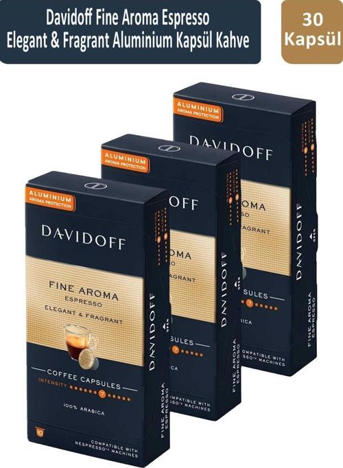 Davidoff Fine Aroma Espresso Elegant & Fragrant Kapsül Kahve x 3 Adet