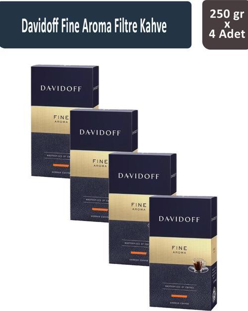 Davidoff Fine Aroma Filtre Kahve 250 gr x 4 Adet