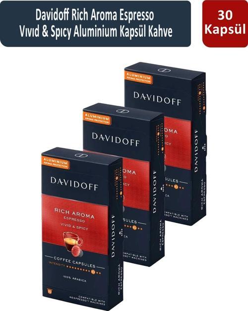 Davidoff Rich Aroma Espresso Vıvıd & Spıcy Kapsül Kahve x 3 Adet