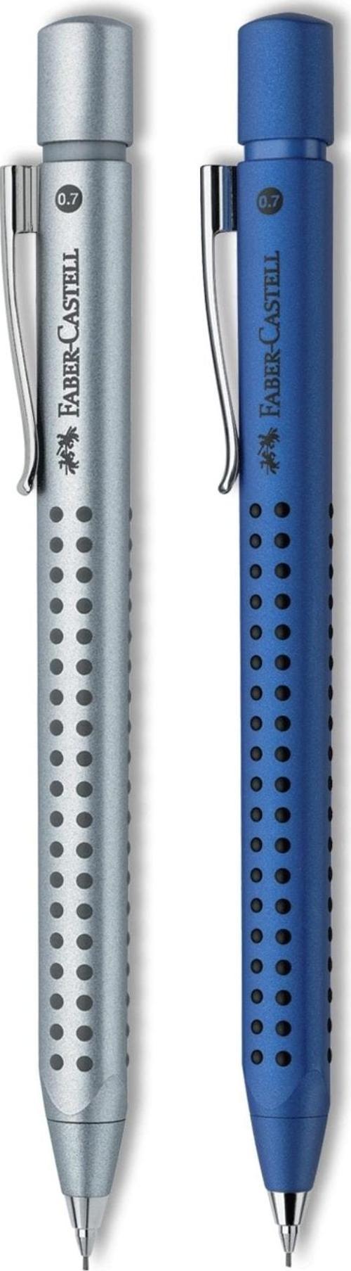 Grip 2011 Uçlu Kalem 2 Renk 0.7 Mm (Gümüş & Metalik Mavi)