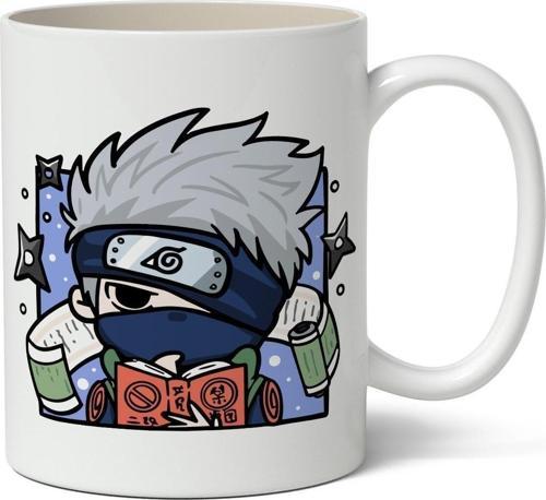 Naruto Kakashi Hatake Avatar Baskılı Anime  Baskılı Beyaz Kupa Bardak