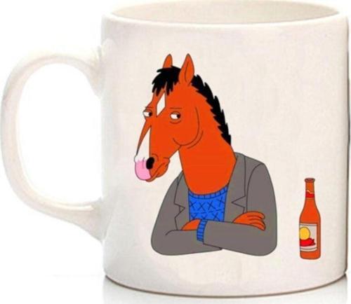 Bojack Horseman - Bojack And Bottle Temalı Kupa Bardak Sevgiliye Hediye