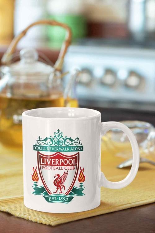 Liverpool Arma Baskılı Porselen Kupa Bardak
