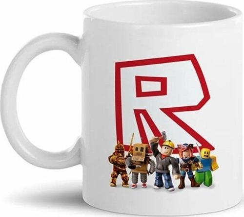 Roblox Karakterler Temalı Beyaz Kupa Bardak Sevgiliye Arkadaşa Hediye
