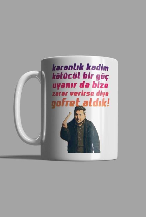 Mug - Gibi Yılmaz Gofret Porselen Kupa Bardak