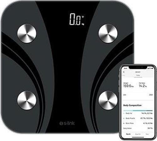 S-Link Swapp SL-SBS8 Çok Özellikli Akıllı Baskül Wifi TUYA Destekli