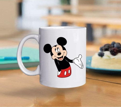 Eğlenceli Ve Yaramaz Mickey Mouse Baskılı Kupa Bardak