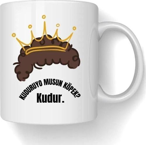 Prens Kuduruyo Musun Köpek? Kudur Prens Dizi Beyaz Kupa Bardak