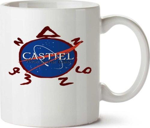 Supernatural - Castiel Angel Of The Lord Temalı Beyaz Kupa Bardak
