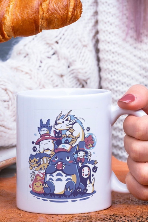 Spirited Away Ruhların Kaçışı Hayao Miyazaki Japon Anime A Kalite Kupa Bardak