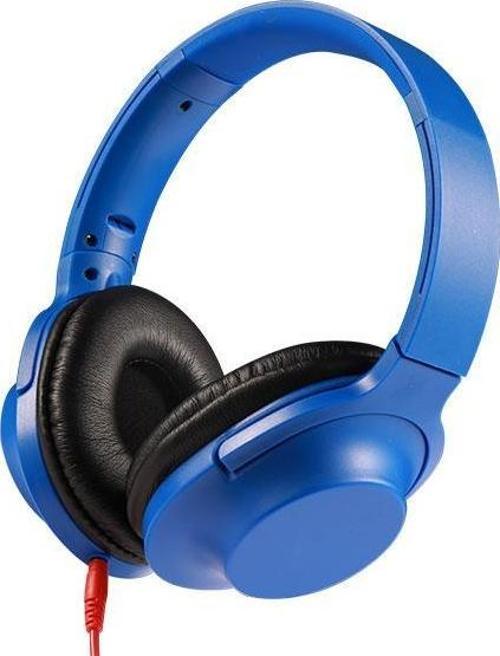 HY-K19 REMINOR Mavi 3,5mm Harici Kablolu PC&Telefon Mikrofonlu Kulaklık