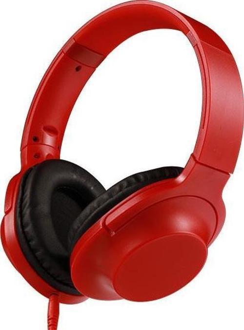 HY-K19 REMINOR Kırmızı 3,5mm Harici Kablolu PC&Telefon Mikrofonlu Kulaklık