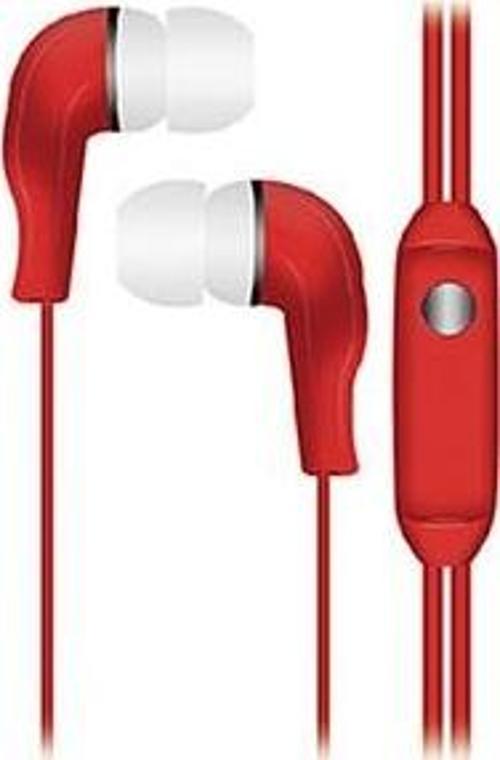 HY-K700 Mobil Telefon Uyumlu Kulak içi Kırmızı Mikrofonlu Kulaklık