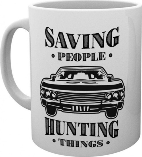 Supernatural Huntıng Thıngs Temalı Beyaz Kupa Bardak