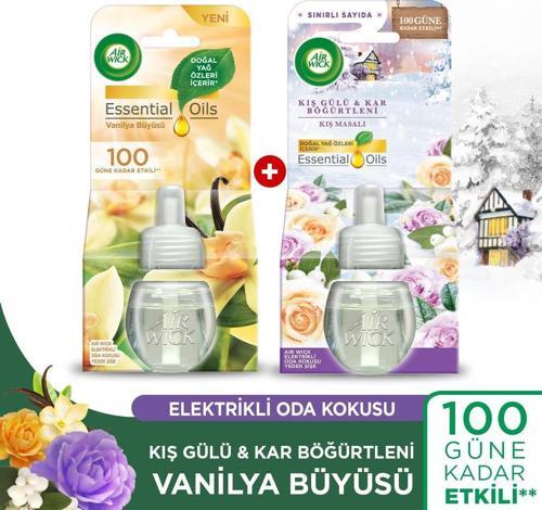 Elektrikli Oda Kokusu Yedek Şişe Kış Masalı + Vanilya