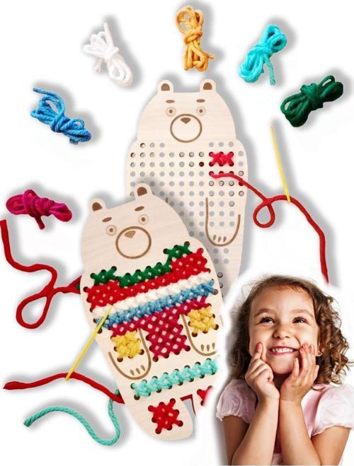 Eğlenceli eğitici Kanaviçe seti, Geliştirici Montessori oyuncak