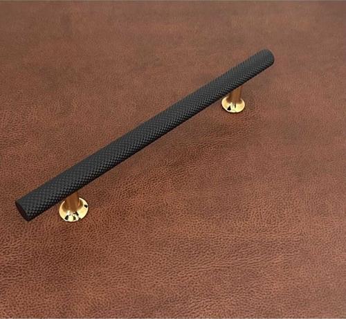Doruk Siyah Gold Tv Ünitesi Vestiyer Yatak Odası Mutfak Dolap Çekmece Kulpu 128 Mm (128 Cm) 20 Adet