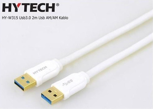 HY-W315 2mt Beyaz 3.0 Usb To Usb Kablosu