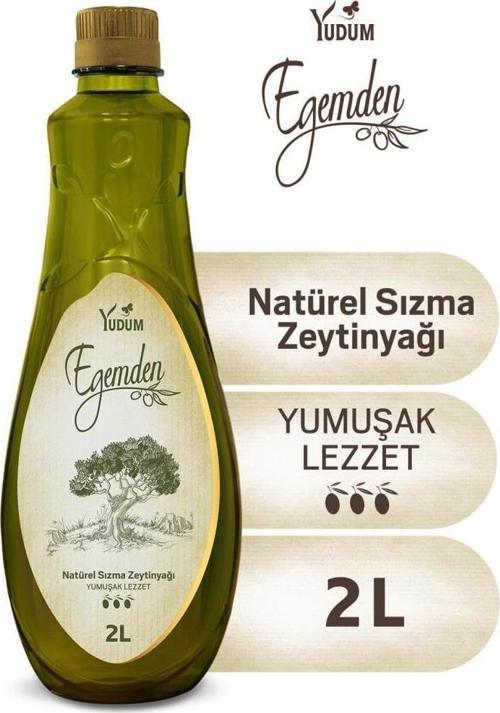 Egemden Natürel Sızma Zeytinyağı Yumuşak Lezzet 2 LT