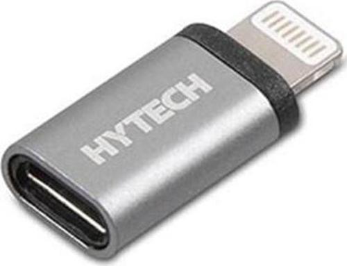 HY-XO25 Gümüş Metal Gövde MicroUSB 5pin F to Lightning M Çevirici