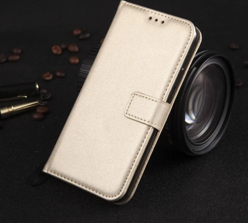 TECNO CAMON 20 PRO KARTLIKLI CÜZDAN KILIF (DELUXE WALLET CASE) GOLD