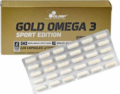 Gold Omega 3 Sport Edition 120 Kapsül Balık Yağı