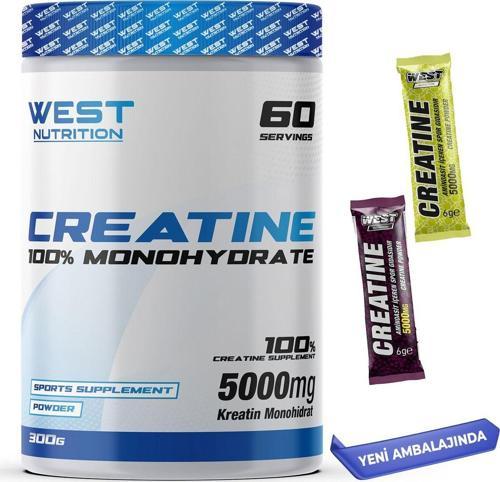 Kreatin ( Creatine Monohydrate ) 300 Gr 60 Servis Aromasız