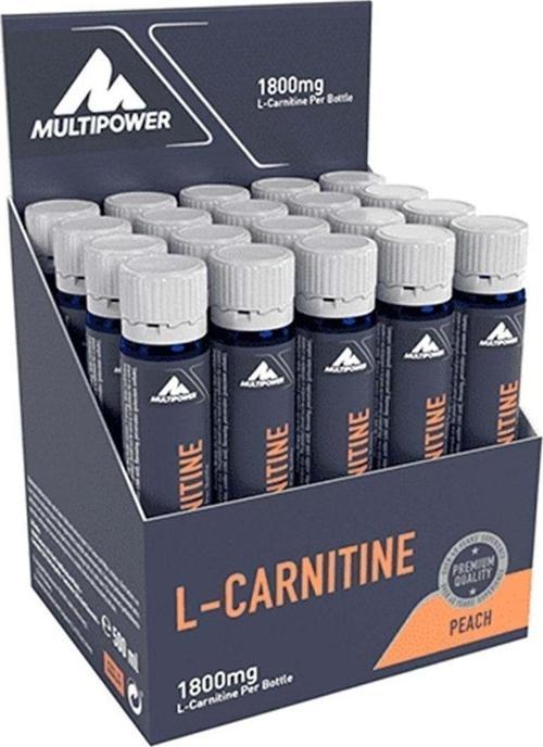 L-Carnitine Liquid Forte 1800 Mg 20 Ampul Şeftali Aromalı