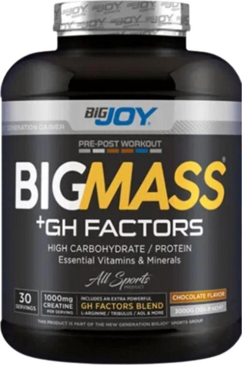 Big Joy Bıgmass Gainer Gh Factors Çikolata 3000G Hediyeli