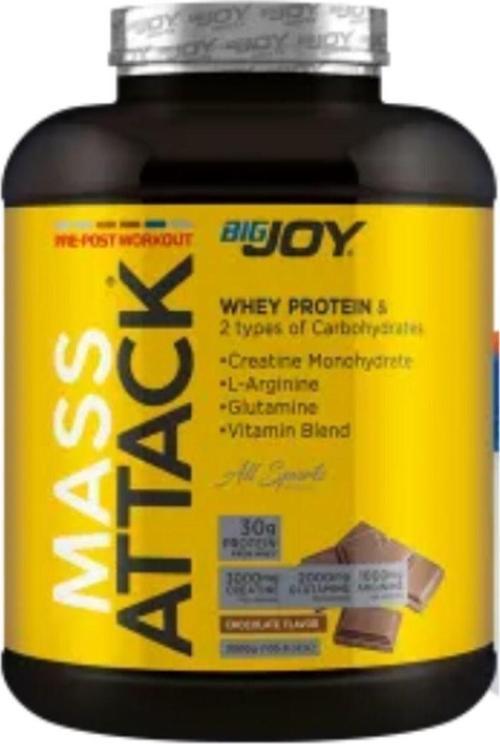 Big Joy Sports Mass Attack Çikolata 3000G + Hediyeli