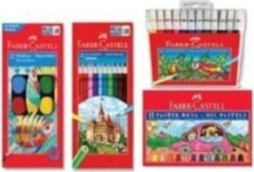 Faber-Castell 12 Renk 4'Lü Boya Seti