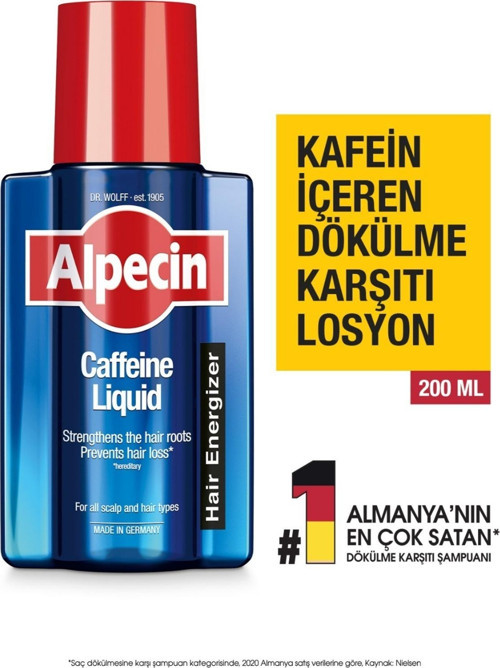 Alpecin Kafein Içeren Dökülme Karşıtı Saç Losyonu 200ml