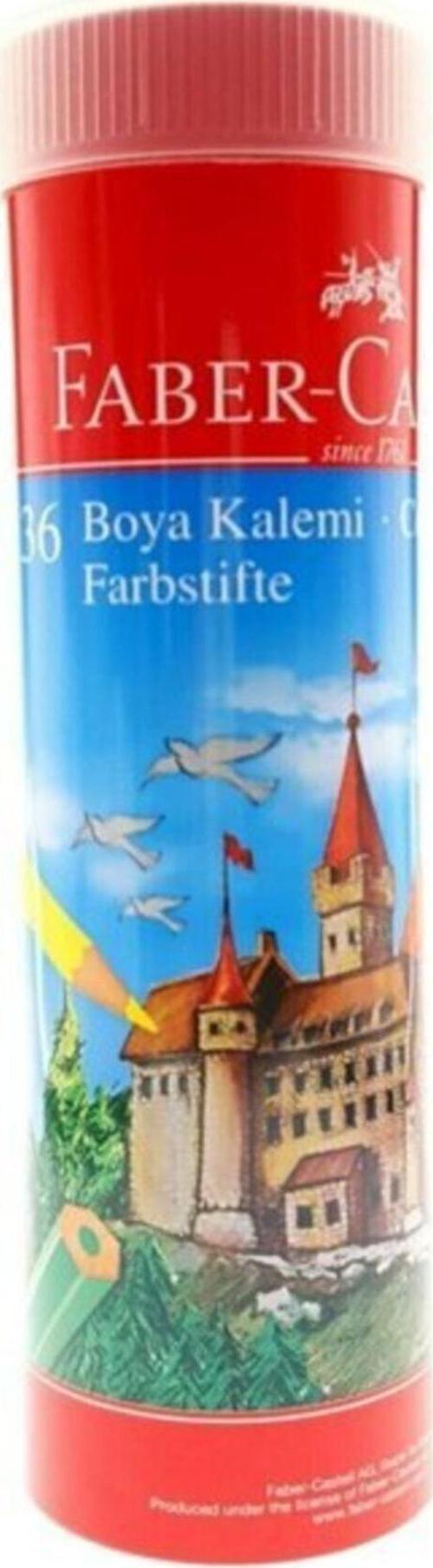 Faber-Castell 36 Renk Metal Tüp Kuru Boya (Uzun)