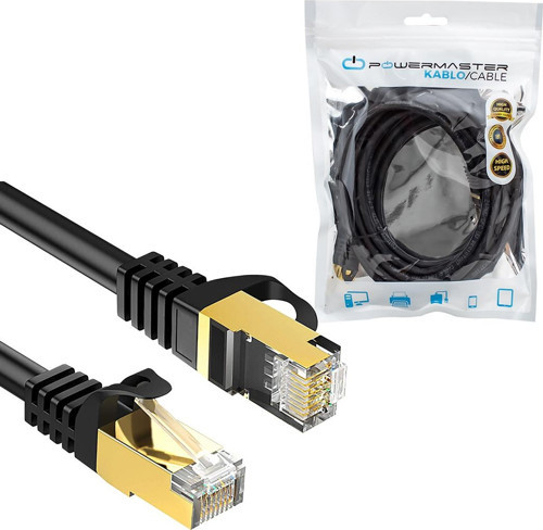 PMCAT73 3 METRE SİYAH CAT7 KABLO