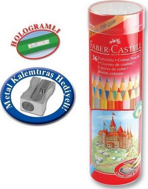 Faber-Castell Kuru Boya 36 Renk Metal Tüp