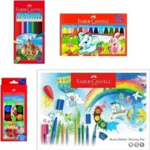 Faber-Castell Okul Ögrenci Kırtasiye Boya Seti