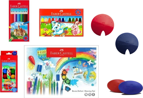 Faber-Castell Okul Ögrenci Kirtasiye Boya Seti Karmaofis-02