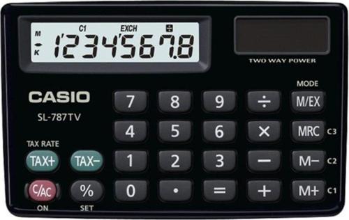 Hesap Makinesi Cep Tipi Sl-787Tv-Bk 8Hane