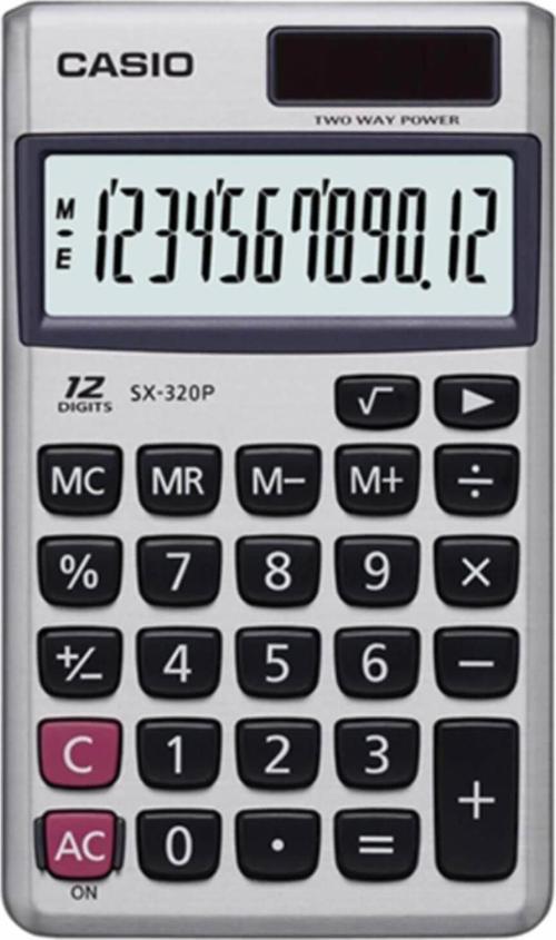 Sx-320P 12 Hane Cep Hesap Makinesi