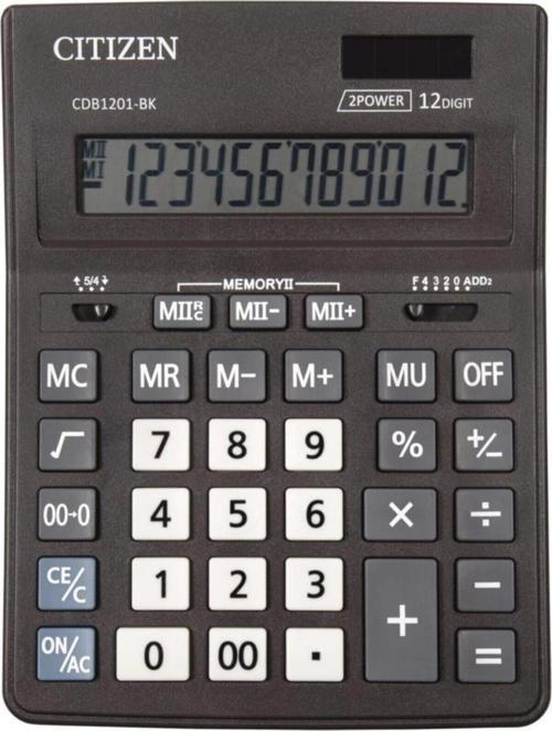 Hesap Makinesı Masa Tipi Cdb-1201Bk[4007120100]
