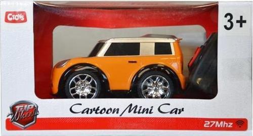 s Cartoon Mini Car 27 Mhz Full Fonksiyon Uzaktan Kumandalı Sarı Araba QX3688 93