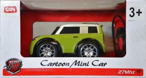 s Cartoon Mini Car 27 Mhz Full Fonksiyon Uzaktan Kumandalı Yeşil Araba QX3688 93