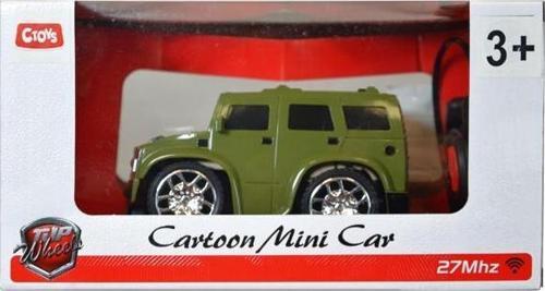 s Cartoon Mini Car 27 Mhz Full Fonksiyon Uzaktan Kumandalı Yeşil Araba QX3688 94