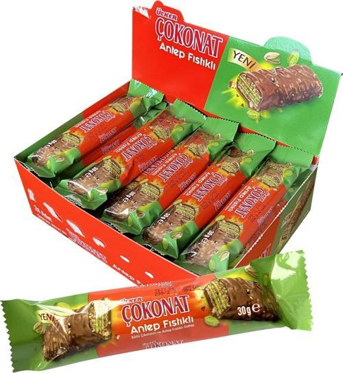 Çokonat Antep Fıstıklı Gofret 30 gr x 24 Adet