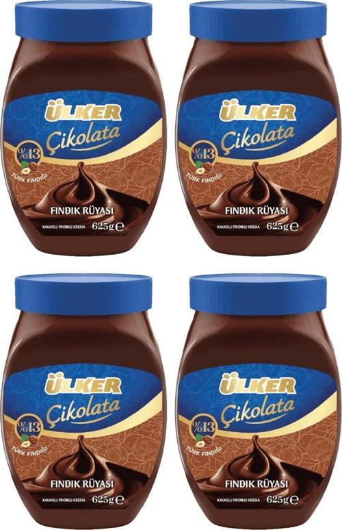 Fındık Rüyası Kakaolu Fındık Kreması 625 gr x 4 Adet