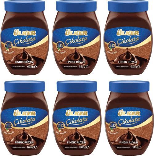 Fındık Rüyası Kakaolu Fındık Kreması 625 gr x 6 Adet
