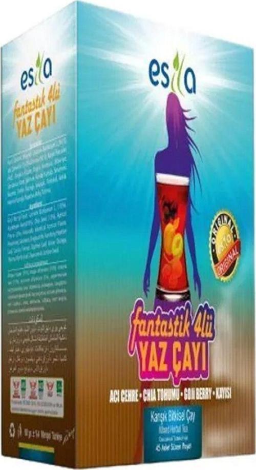 Fantastik Dörtlü Yaz Çayı Karışık Bitkisel Çay 45'Li
