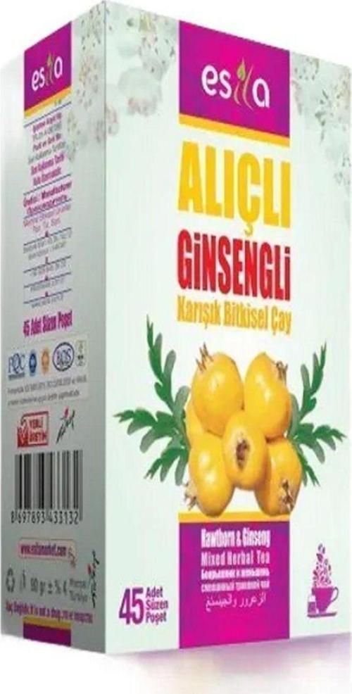 Alıçlı Ginsengli Karışık Bitkisel Çay 45'Li